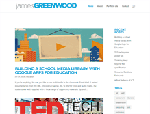 Tablet Screenshot of james-greenwood.com